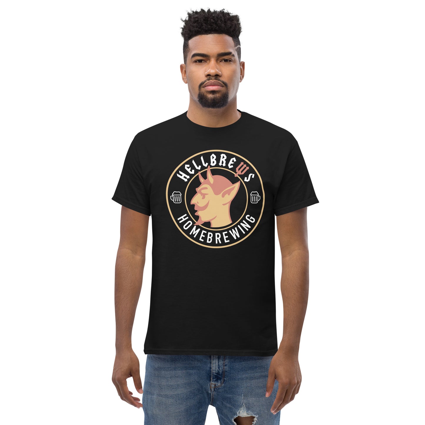 Classic T-Shirt Logo Black - Camiseta clásica hombre Logo