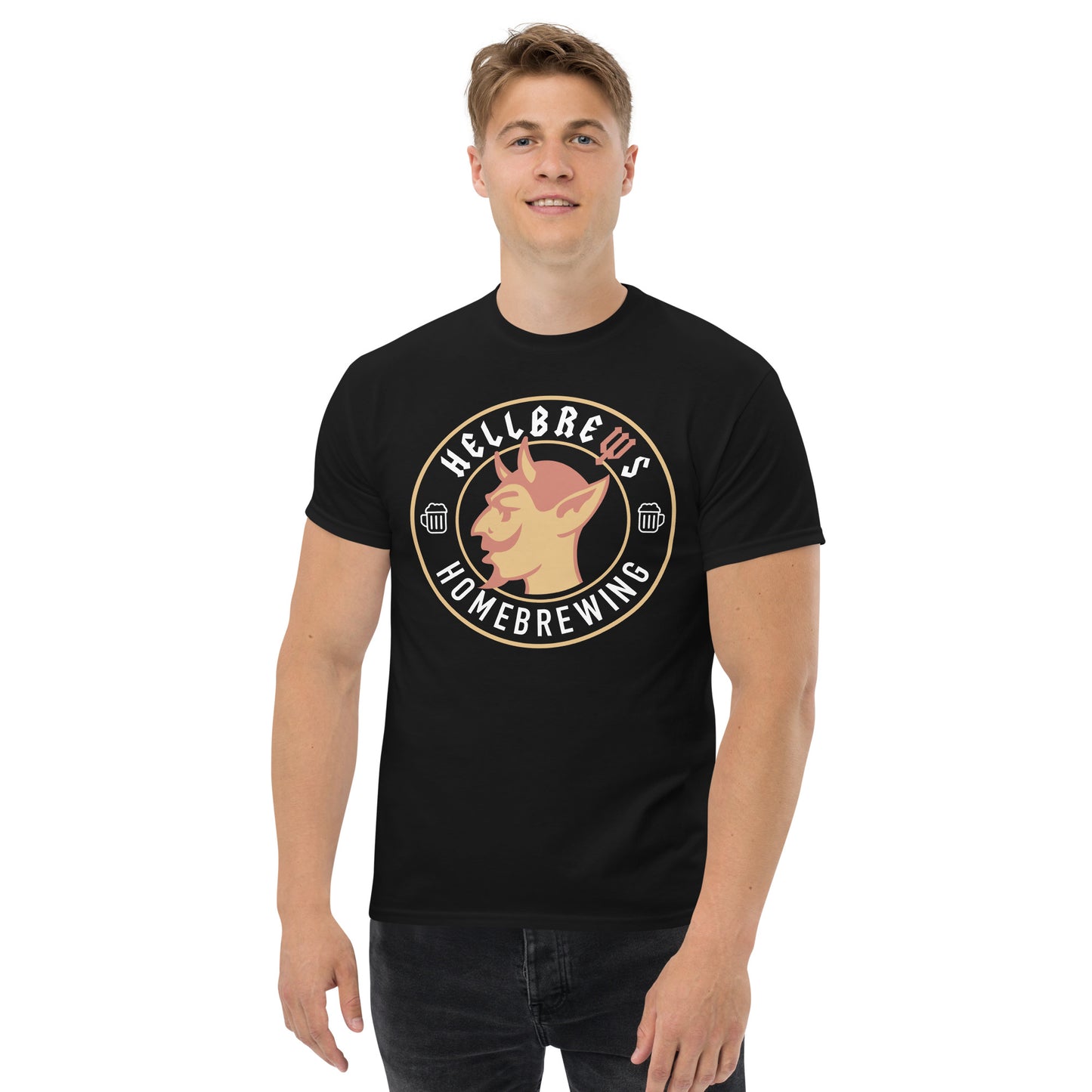 Classic T-Shirt Logo Black - Camiseta clásica hombre Logo