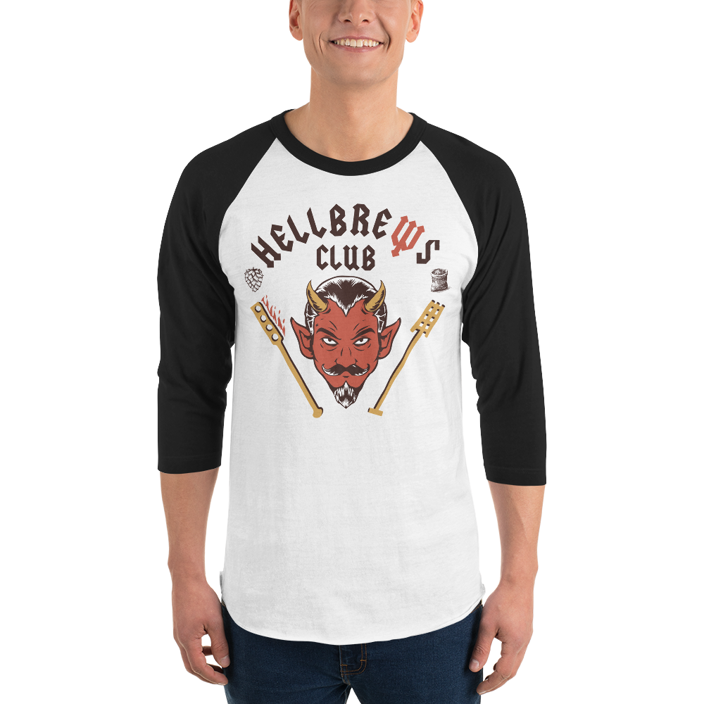 HELLBREWS CLUB 3/4 Baseball T-shirt - Adult Unisex